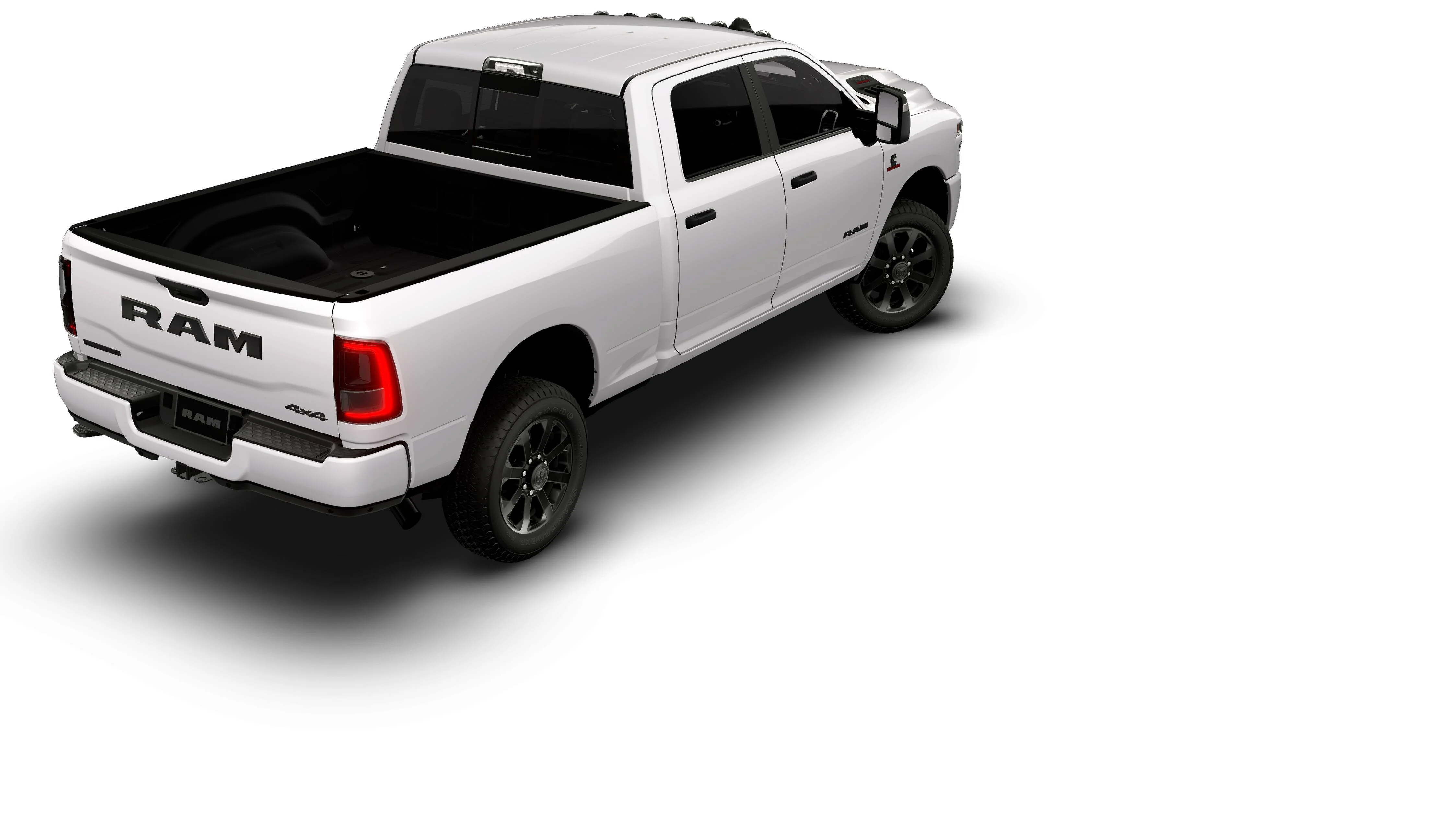 New 2026 Bright White Clear-Coat Exterior Paint RAM BIG HORN image 28