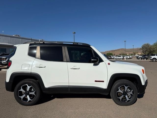 Used 2022 Alpine White Clearcoat Jeep Trailhawk image 4