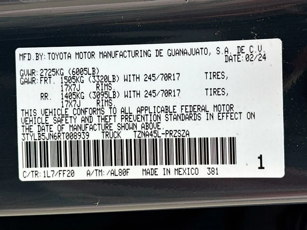 Certified Used 2024 UNDERGROUND Toyota SR5 image 24