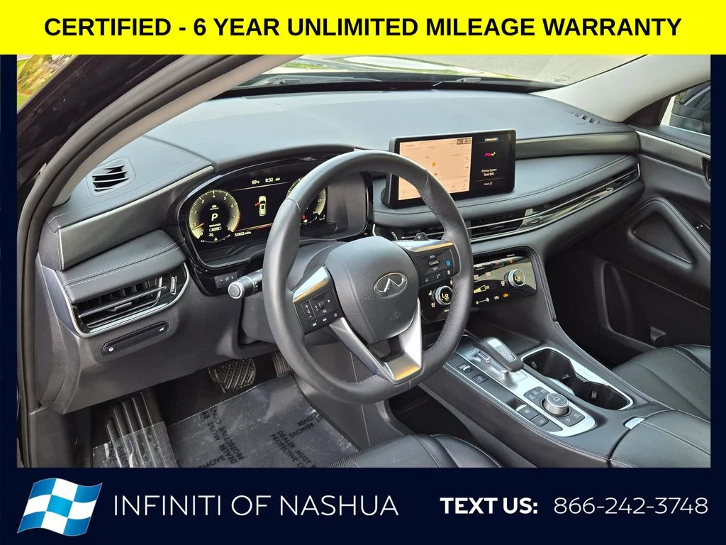 Certified Used 2023 Black INFINITI LUXE image 6