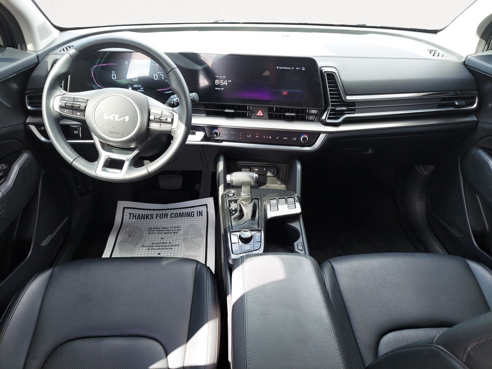 Used 2025 Ebony Black Kia EX image 3