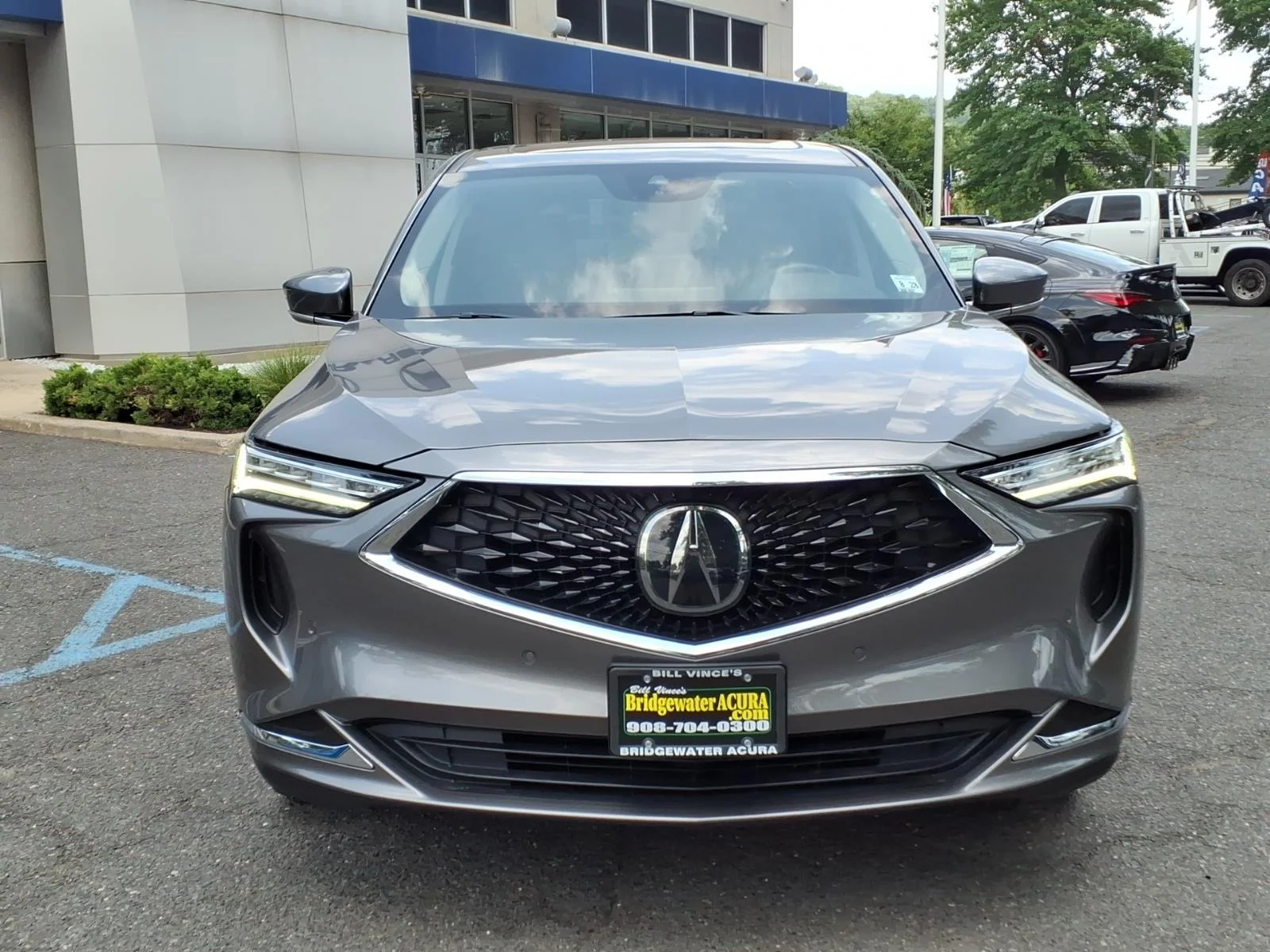 Used 2024 Liquid Carbon Metallic Acura SH-AWD TECH image 2