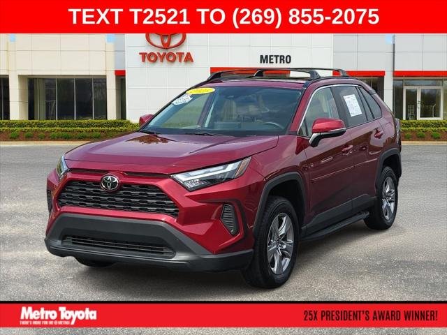 Certified Used 2025 RED MC. Toyota XLE image 1