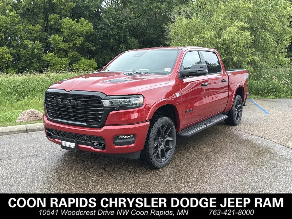 New 2026 Molten Red Pearl-Coat Exterior Paint Ram Laramie image 1