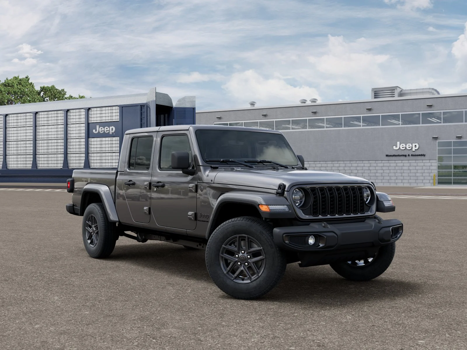 New 2026 Granite Crystal Metallic Clearcoat Jeep Sport S image 3