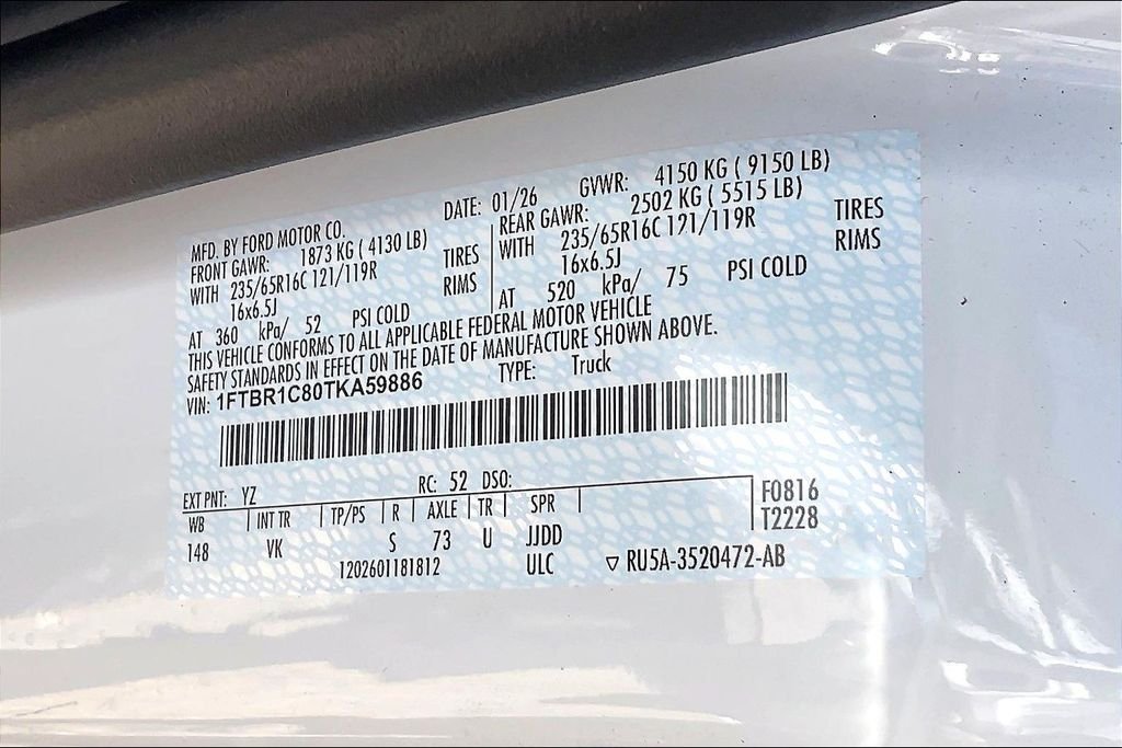 New 2026 Ford Transit-250 Base 3D Cargo Van