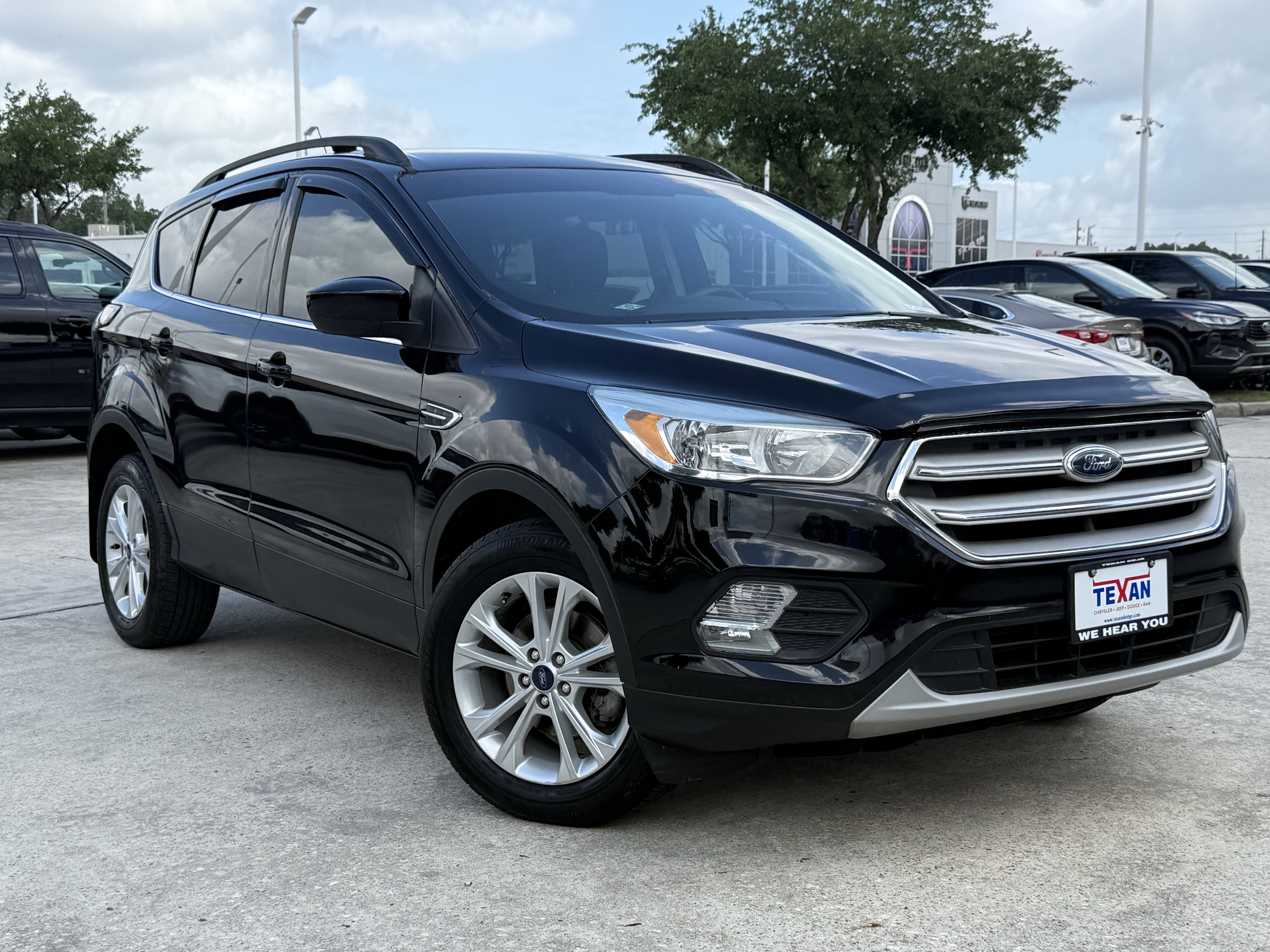 Used 2018 Ford Escape SE with VIN 1FMCU0GD1JUC18206 for sale in Humble, TX