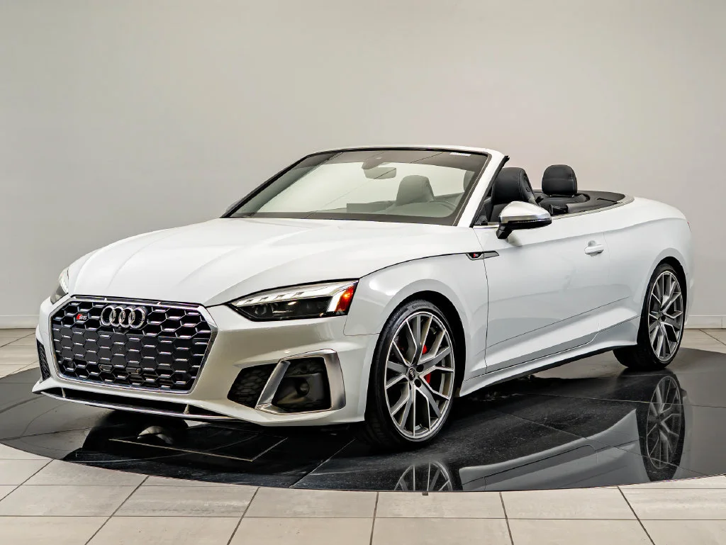 Used 2024 Glacier White Metallic/Black Roof Audi 3.0T Premium Plus image 2