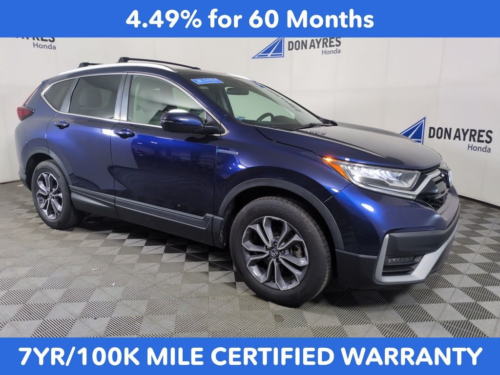 Certified Used 2022 Obsidian Blue Pearl Honda EX image 7