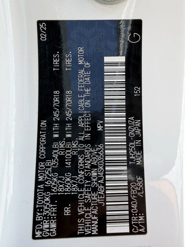 Used 2025 White Toyota 1958 image 29