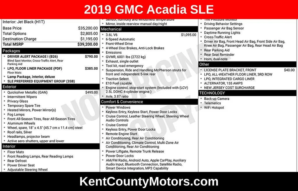 2019 GMC Acadia