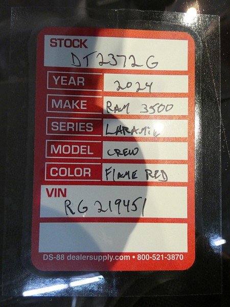 Used 2024 FLAME RED CLEARCO Ram Laramie Crew Cab 6