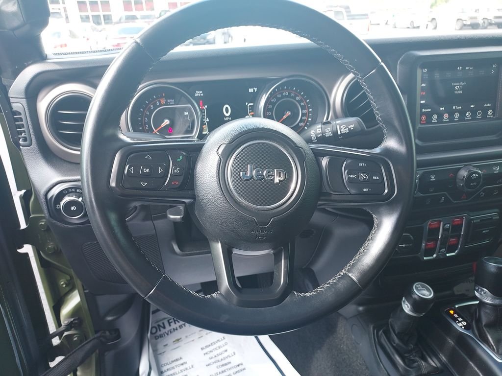 Used 2021 Green Jeep Unlimited Sport S image 14