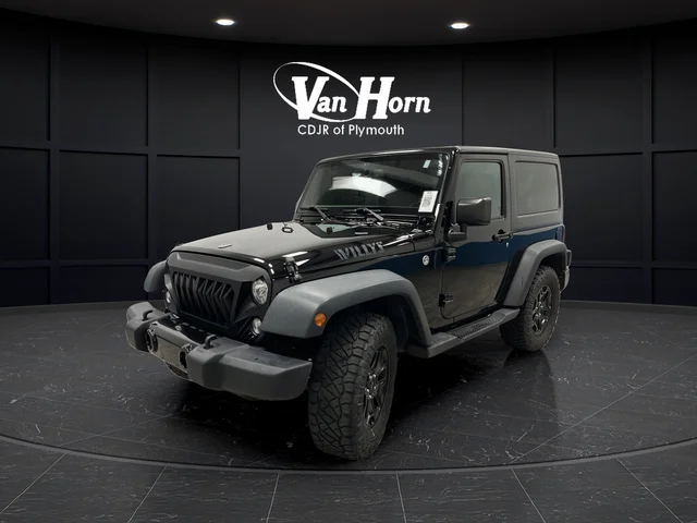Used 2017 Jeep Wrangler Willys Wheeler with VIN 1C4AJWAG2HL515396 for sale in Plymouth, WI