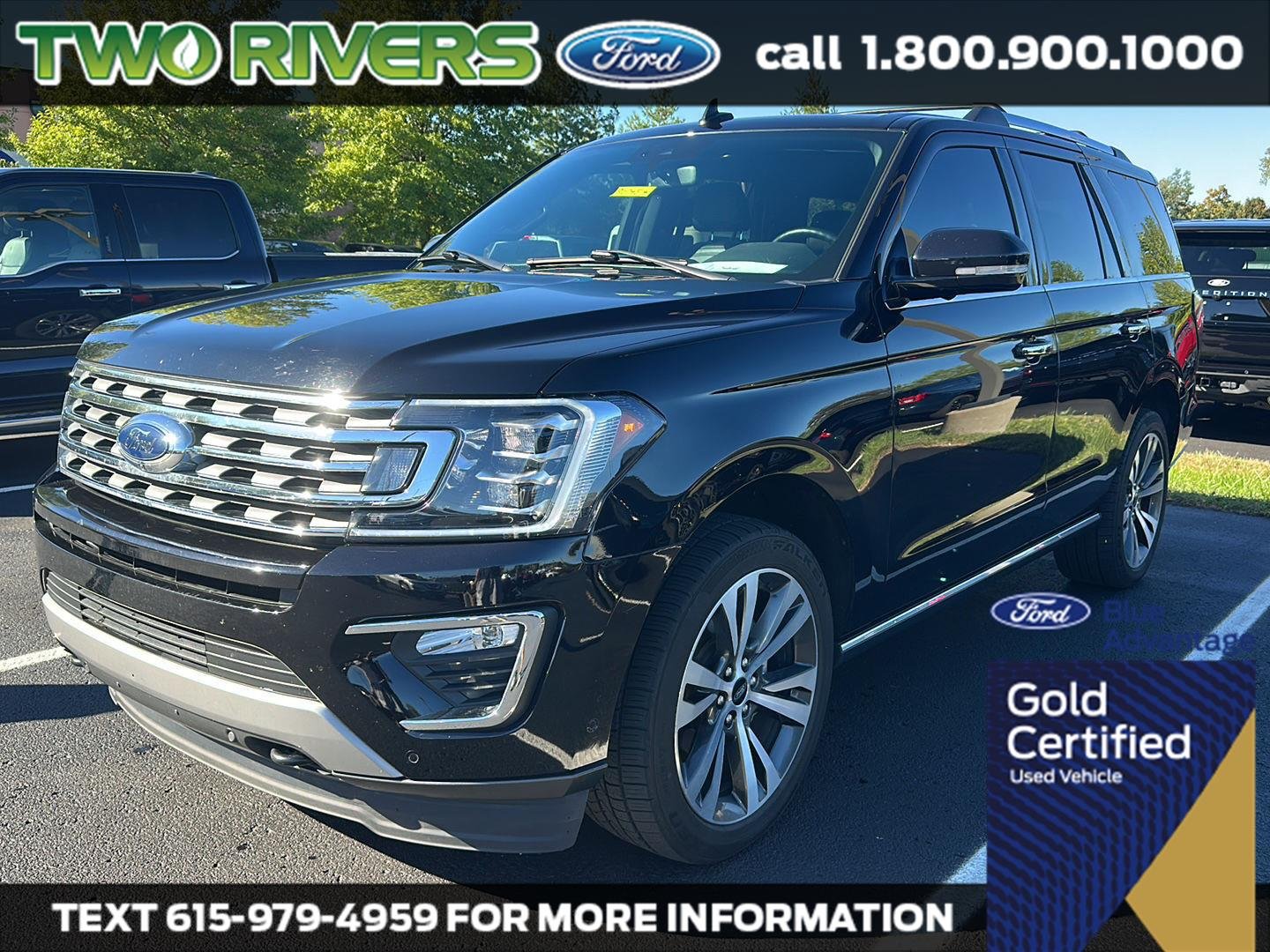 Certified Used 2021 Agate Black Ford Limited image 1
