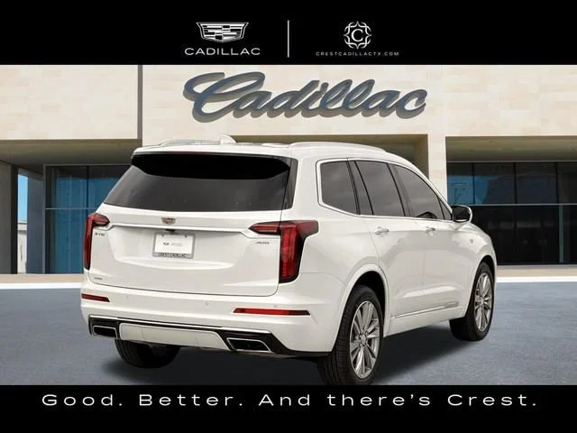 Used 2024 Crystal White Tricoat CADILLAC Premium Luxury image 2