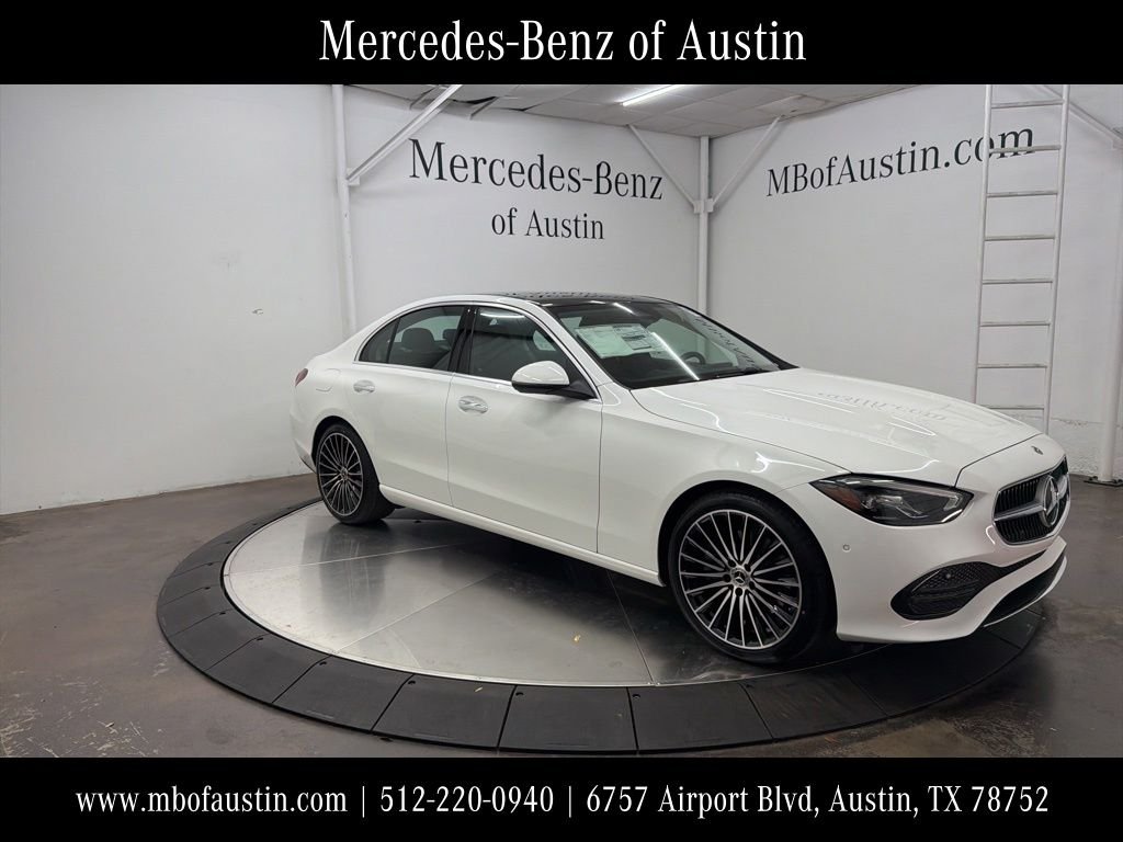 New 2026 Polar White Mercedes-Benz C 300 image 1
