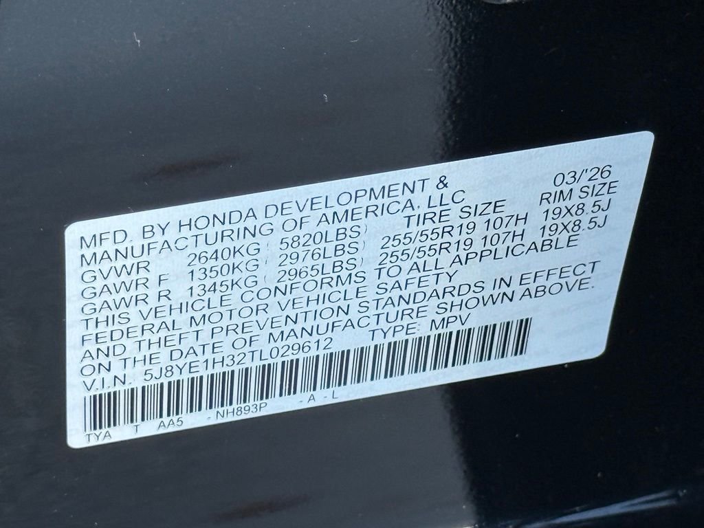 Certified Used 2026 Majestic Black Pearl Acura Base image 33
