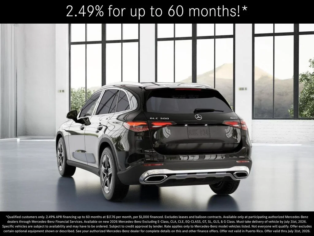 New 2026 Obsidian Black Metallic Mercedes-Benz GLC 300 image 27
