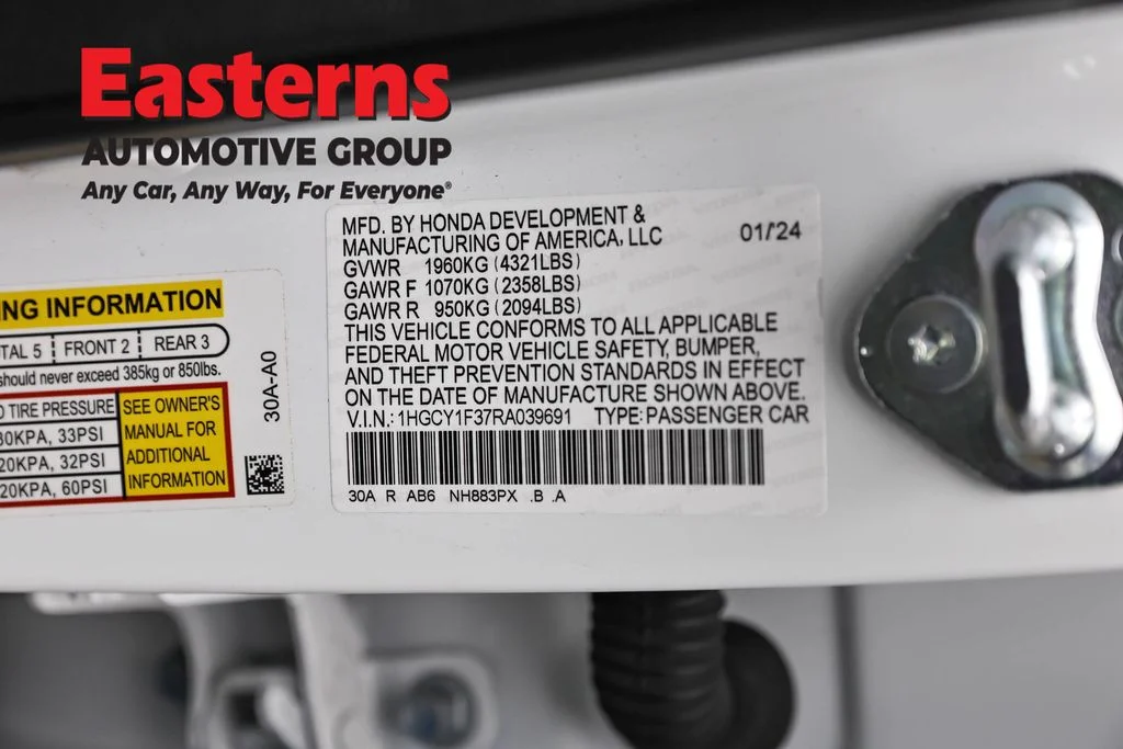 Used 2024 White Honda EX image 34