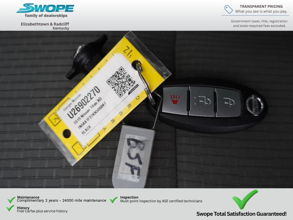 Certified Used 2019 Magnetic Black Metallic Nissan S image 28
