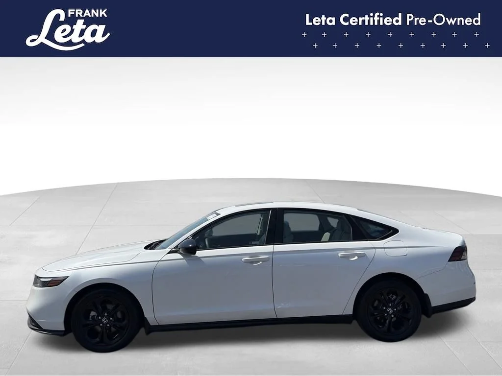 Certified Used 2025 White Honda SE image 3