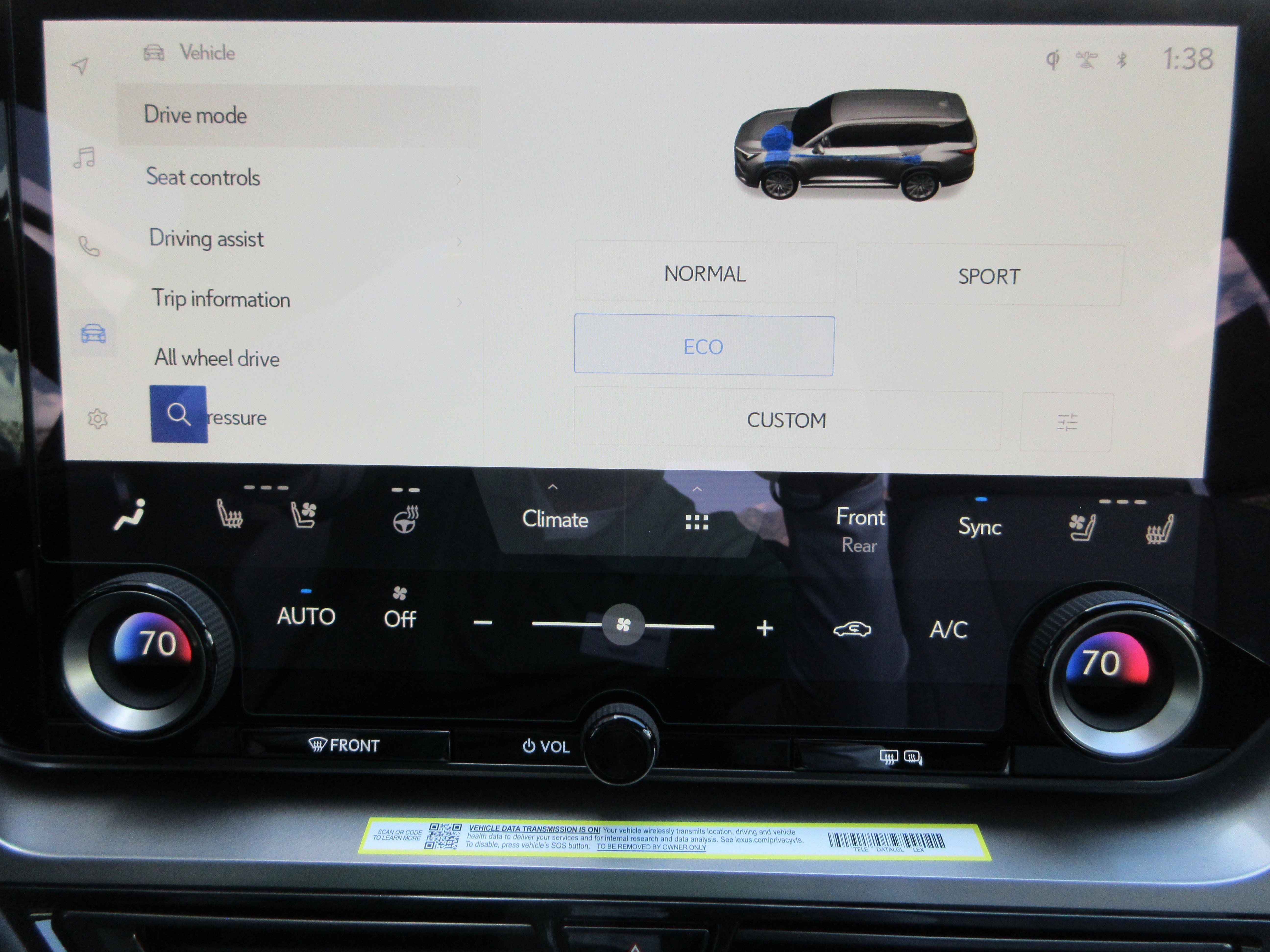 New 2026 Celestial Silver Metallic Lexus LUXURY AWD image 44
