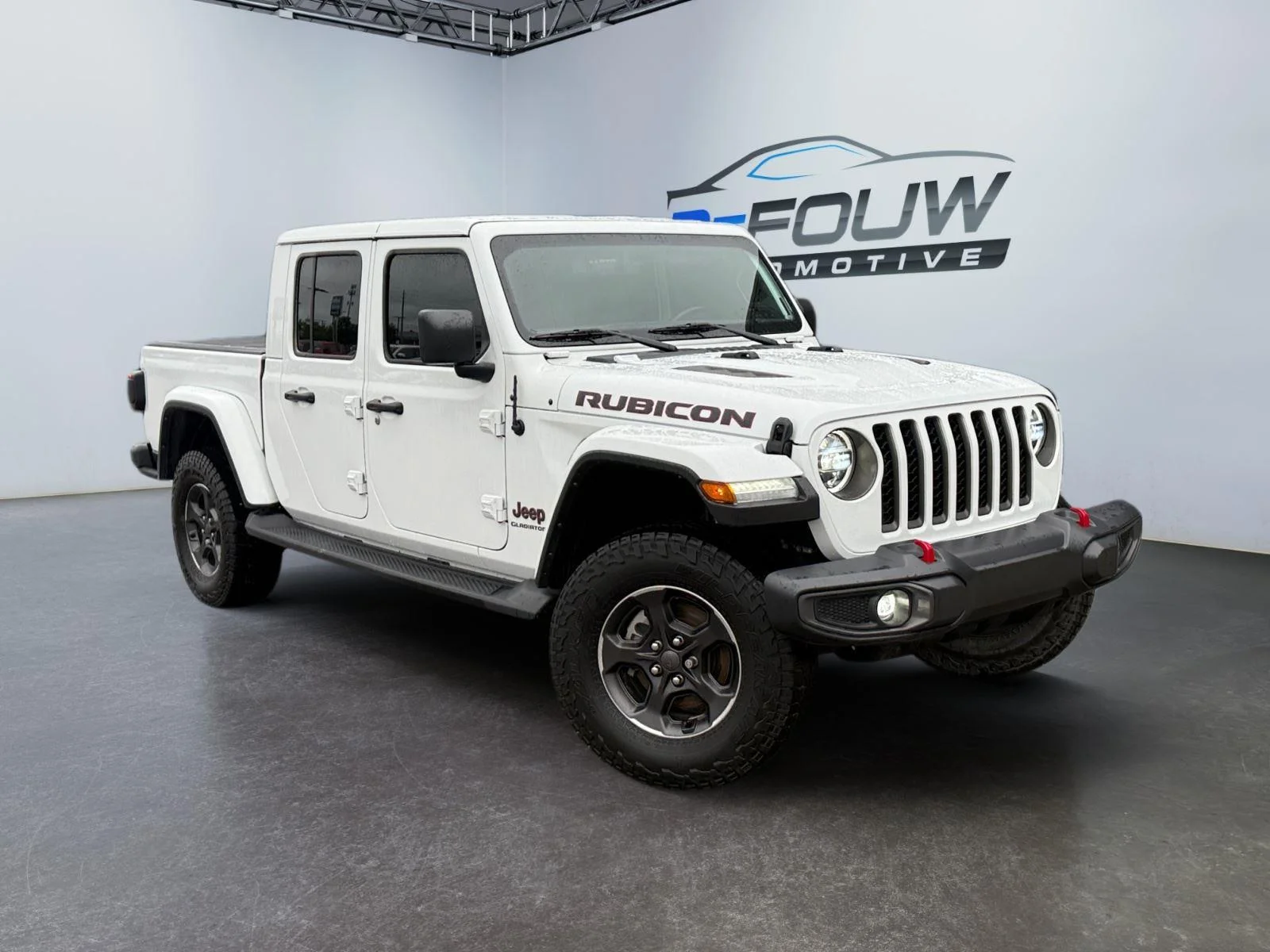 Used 2022 Bright White Clearcoat Jeep Rubicon image 1