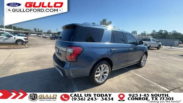 Certified Used 2019 Blue Metallic Ford Platinum image 8