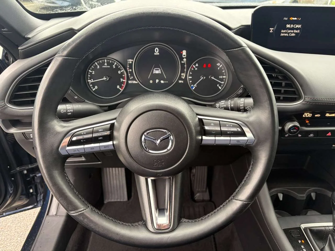 Used 2021 Deep Crystal Blue Mica Mazda GS at Hatchback! Fun to drive. Reliable! Finance available. Check it out image 23