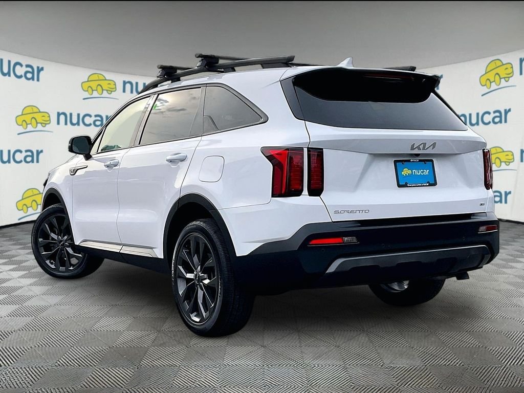 Used 2023 Glacial White Pearl Kia X-Line EX image 4