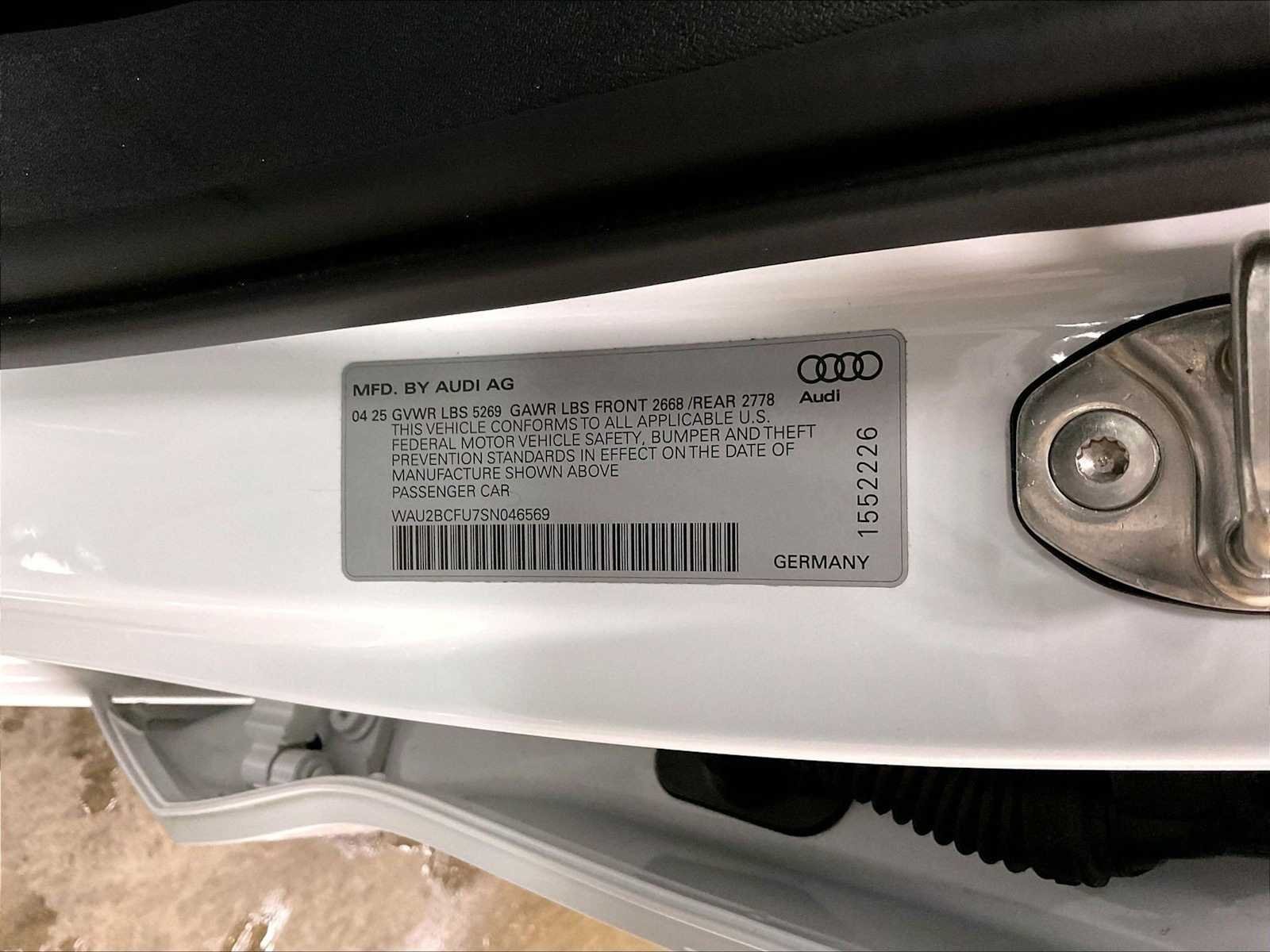 Used 2025 Arkona White Audi Premium Plus image 36
