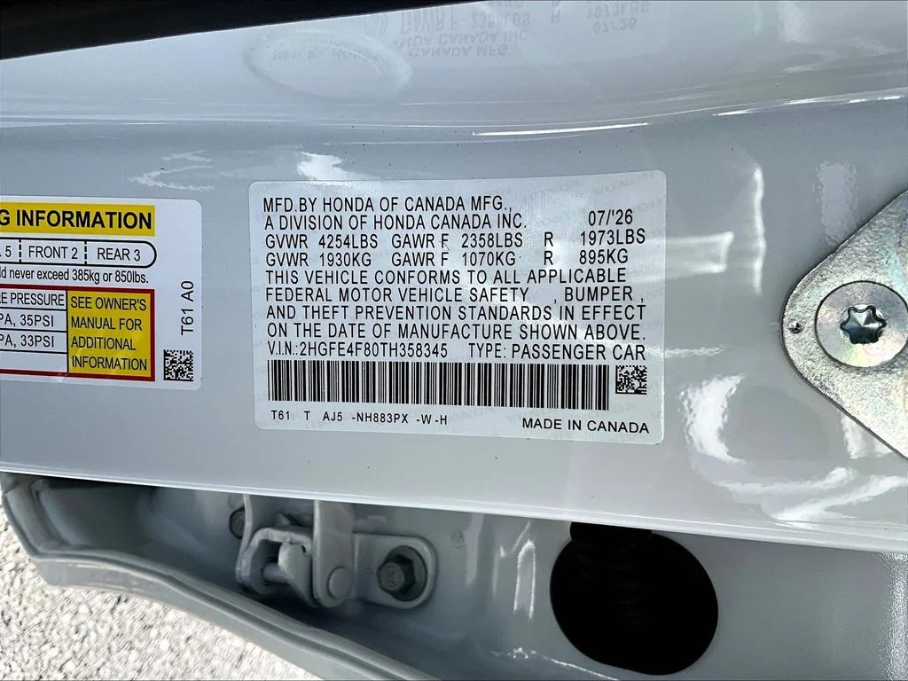 New 2026 Platinum White Pearl Honda 2WD Sport Touring Hybrid image 18