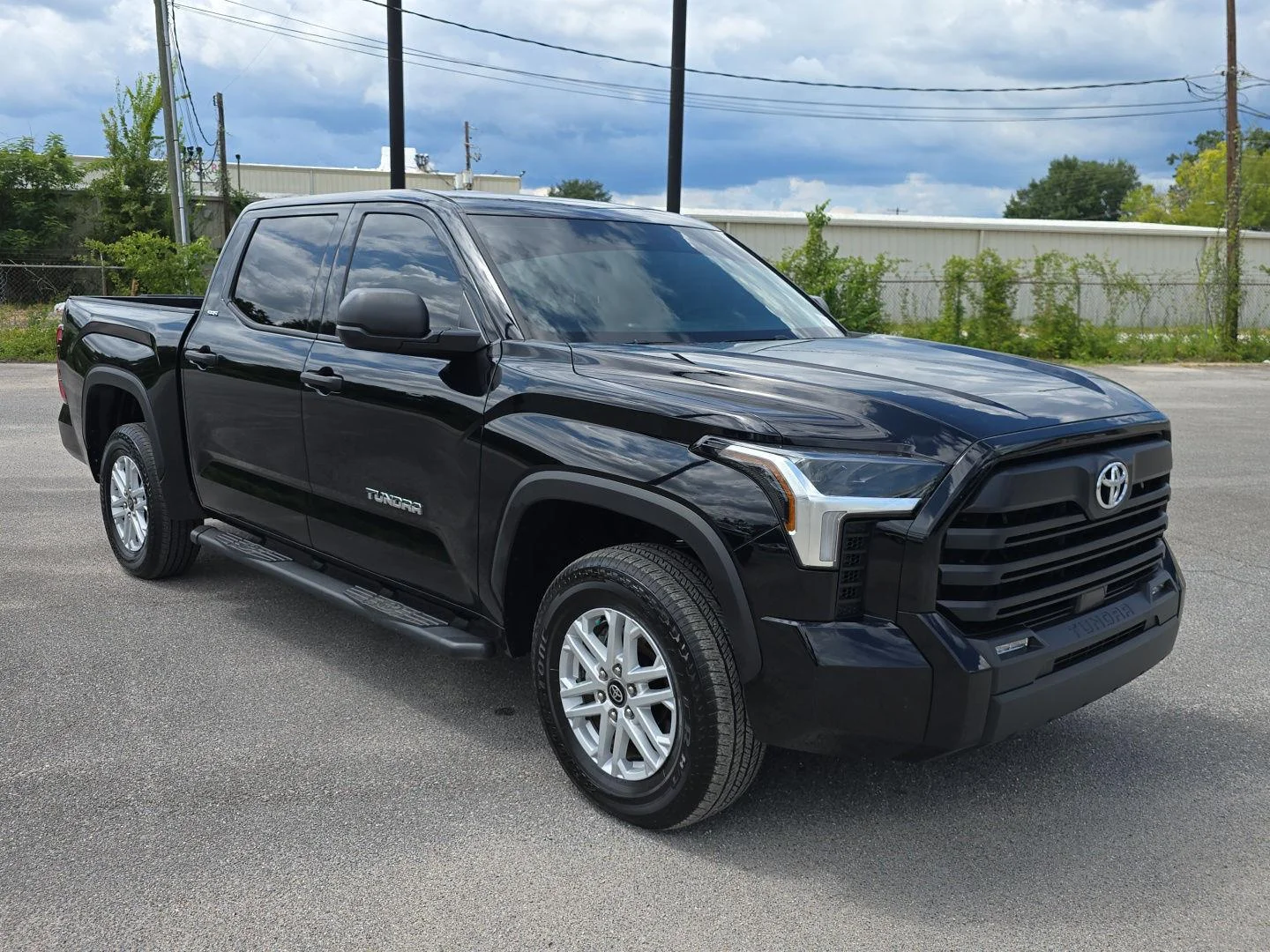 Used 2025 Midnight Black Metallic Toyota SR5 image 1