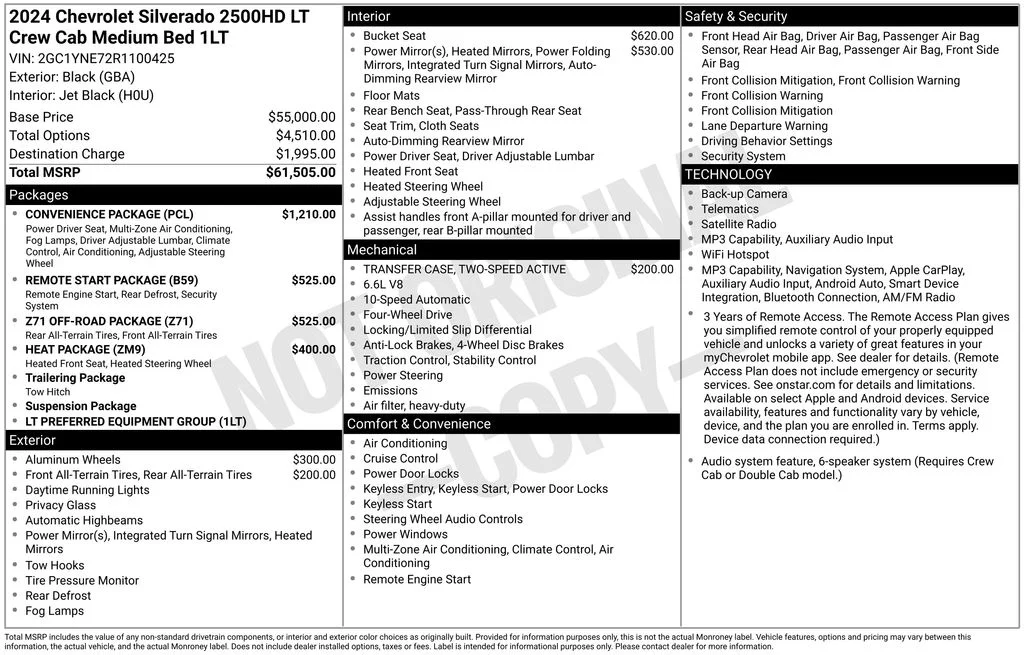 Used 2024 Black Chevrolet LT image 12
