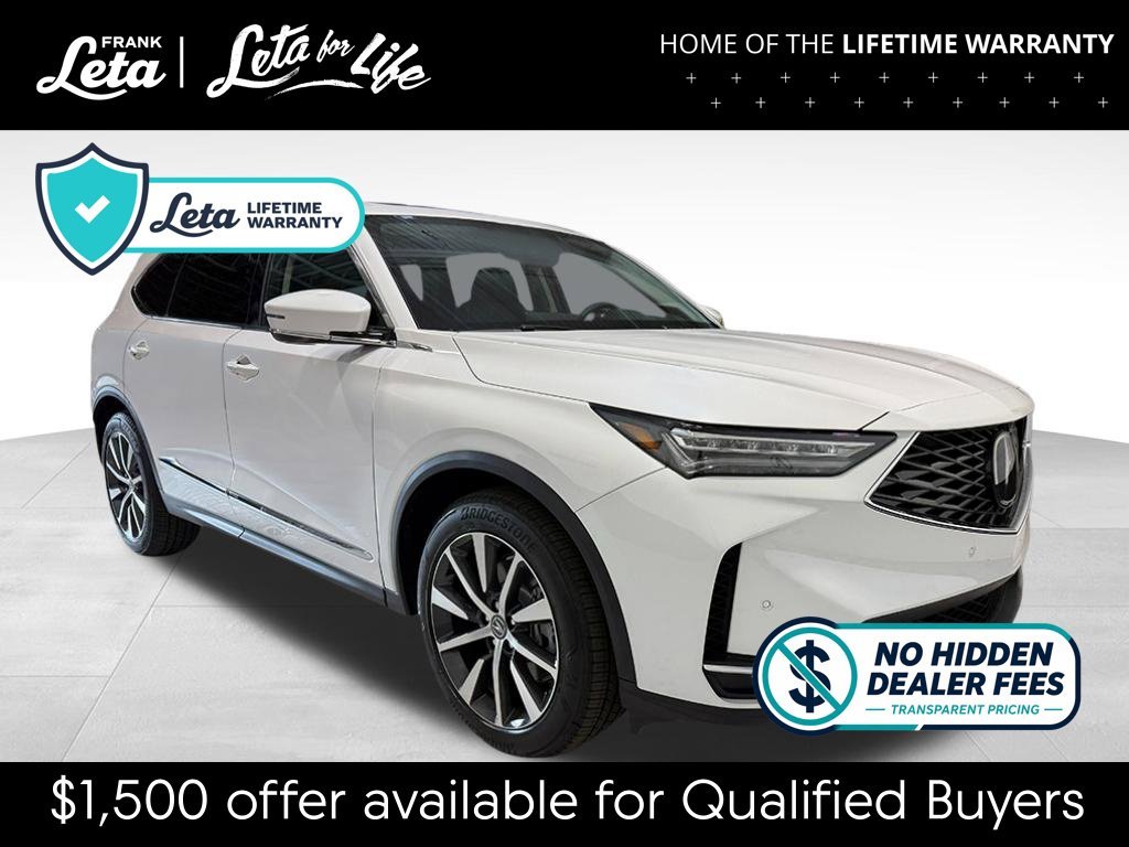 New 2026 Platinum White Pearl Acura w/Technology Package image 8