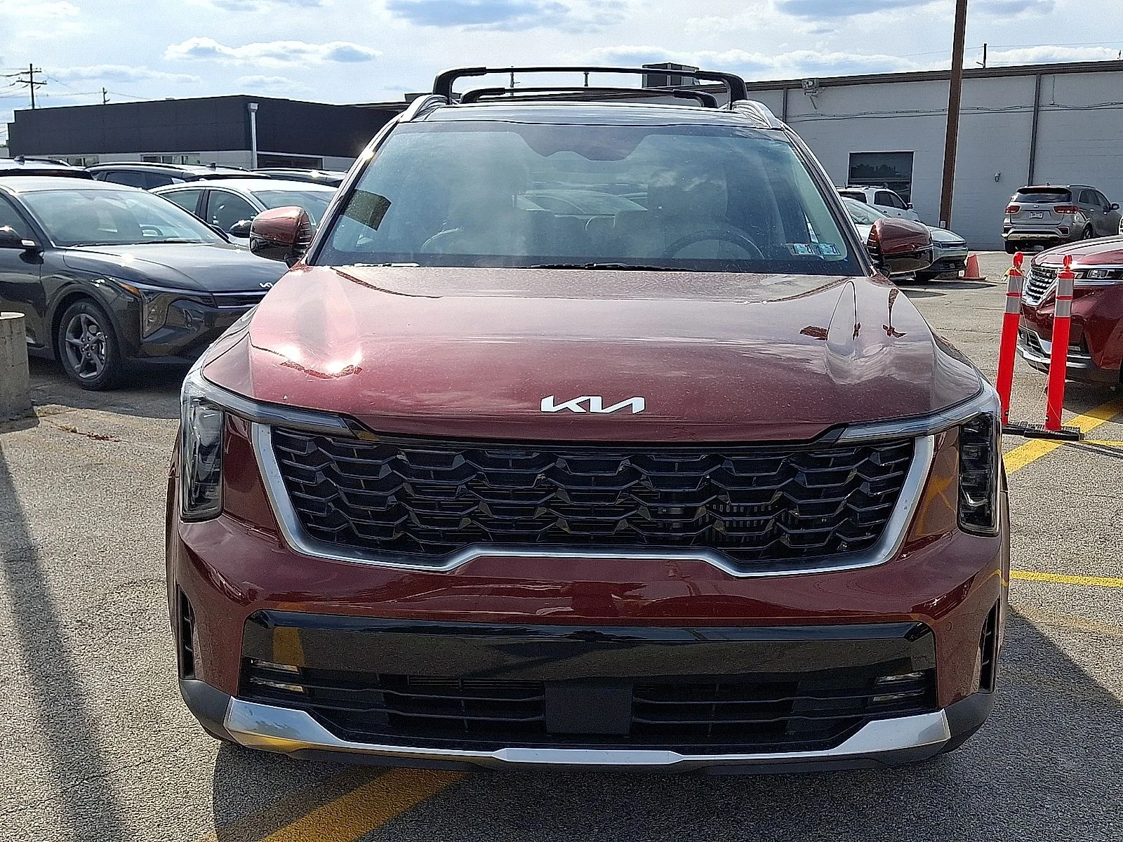 Certified Used 2025 Red Kia EX image 2