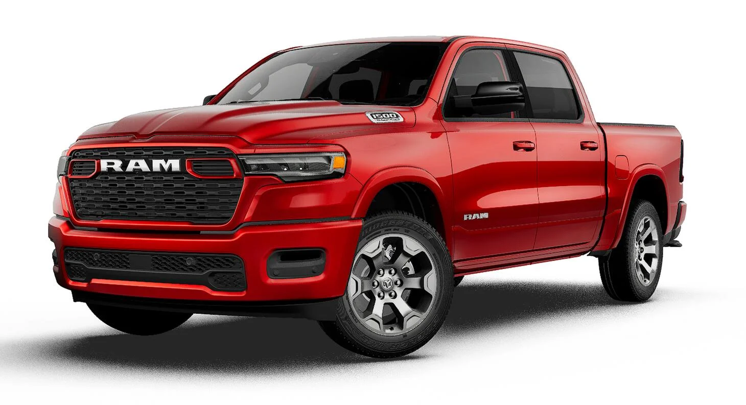 New 2027 Molten Red Pearl-Coat Exterior Paint RAM BIG HORN image 13