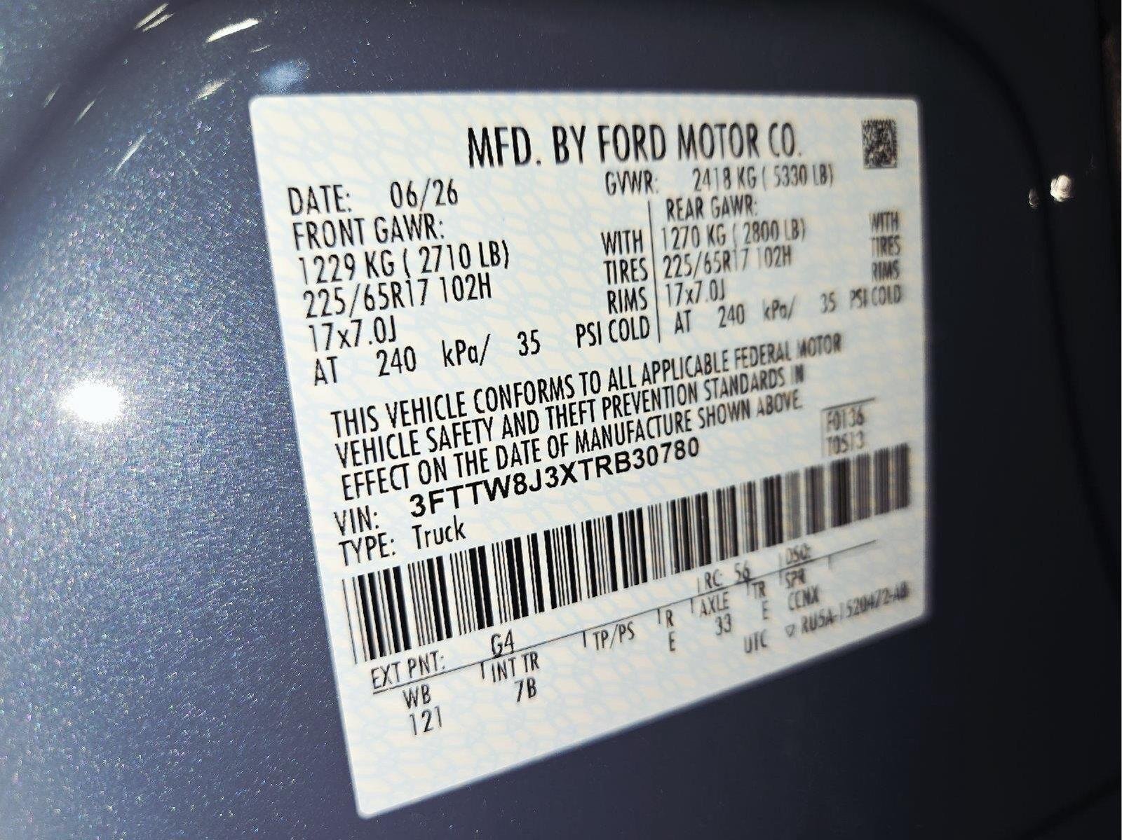 New 2026 Azure Gray Metallic Tri-Coat Ford XLT image 51