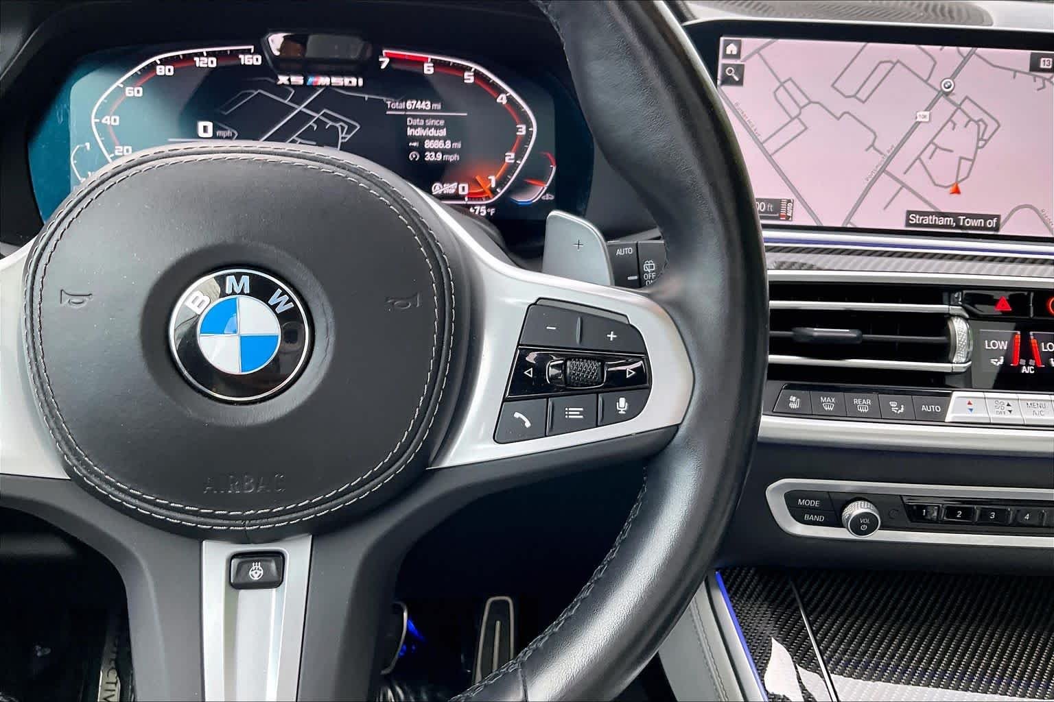 Used 2023 Tanzanite Blue II Metallic BMW M50i image 24