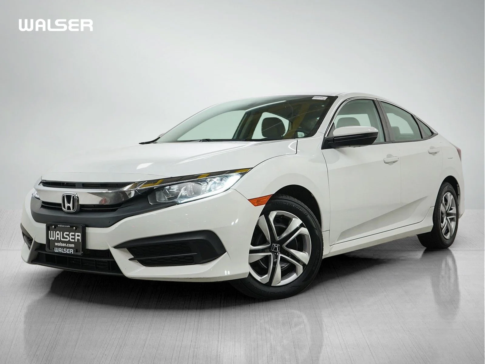 Used 2017 White Honda LX CVT image 1