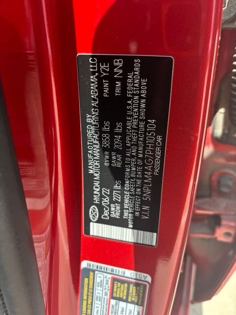 Used 2023 Red Hyundai SEL image 14