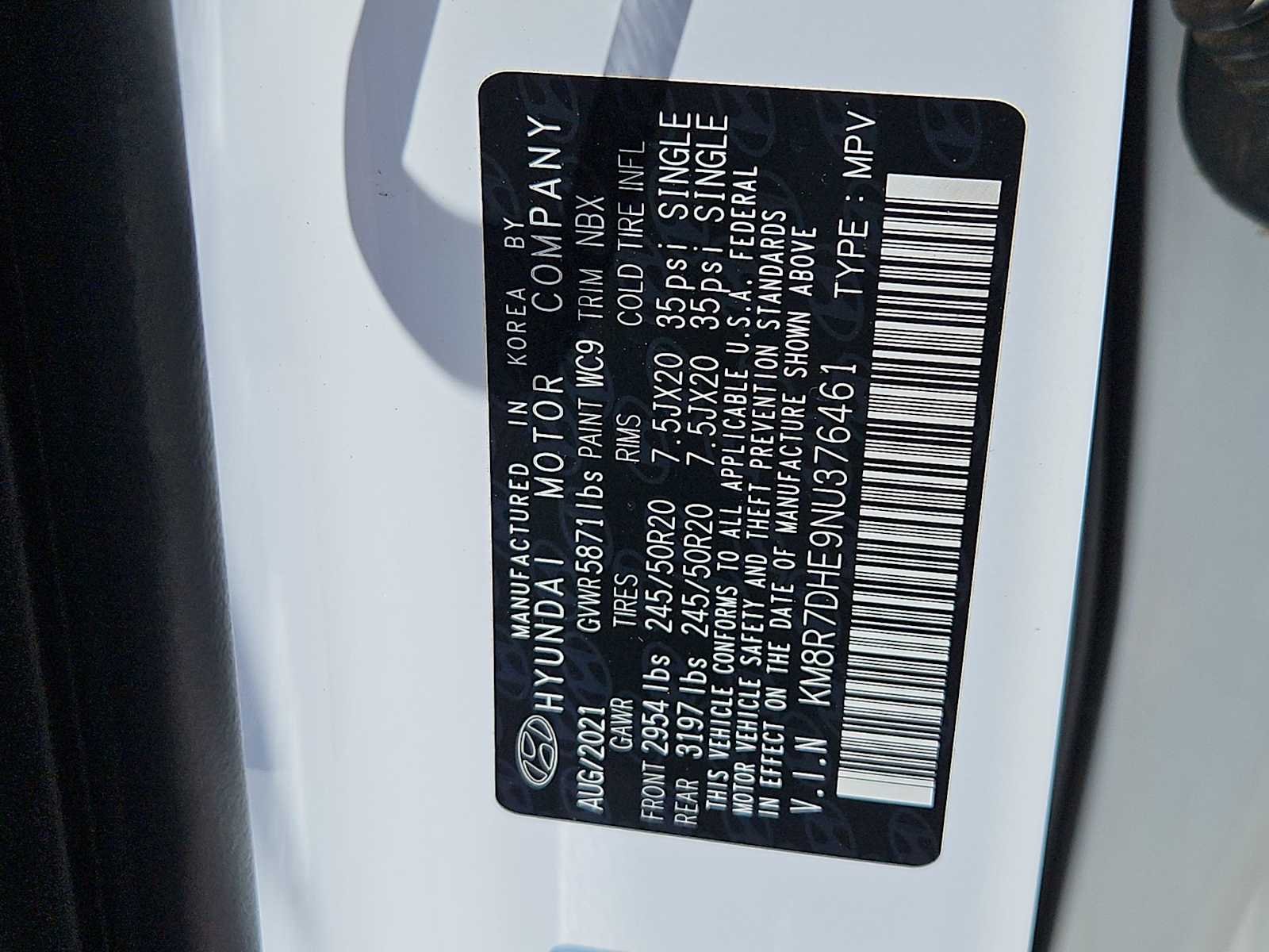 Certified Used 2022 Hyper White Hyundai Calligraphy image 35