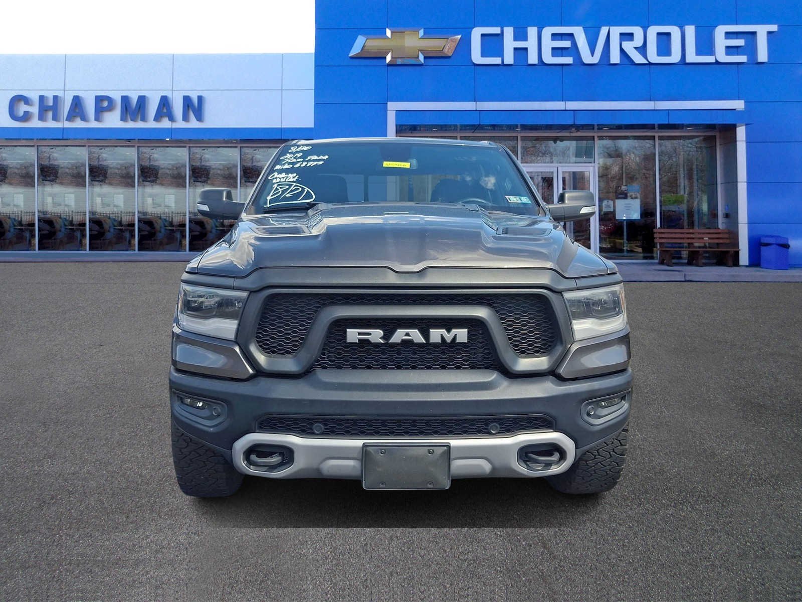 Used 2019 Granite Crystal Metallic Clearcoat Ram Rebel image 2