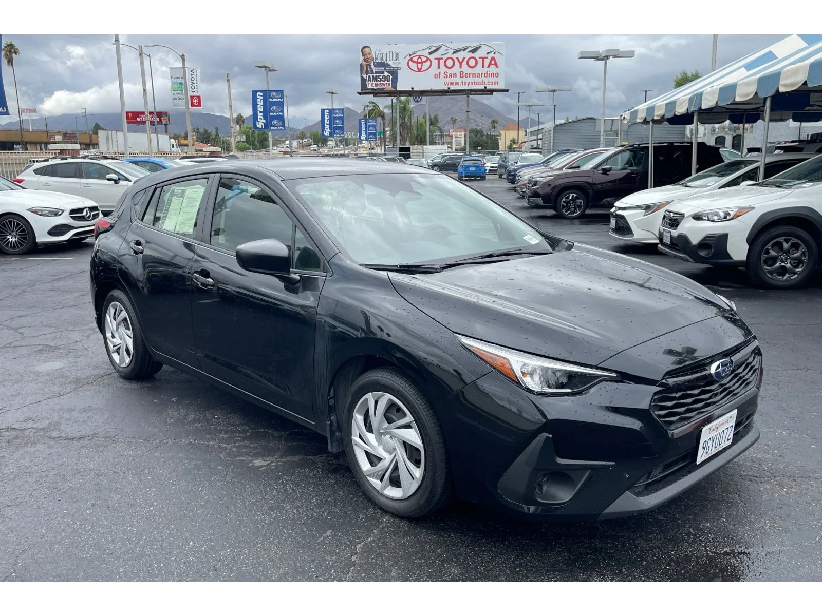 Used 2024 CRYSTAL BLACK SIL Subaru Base image 8