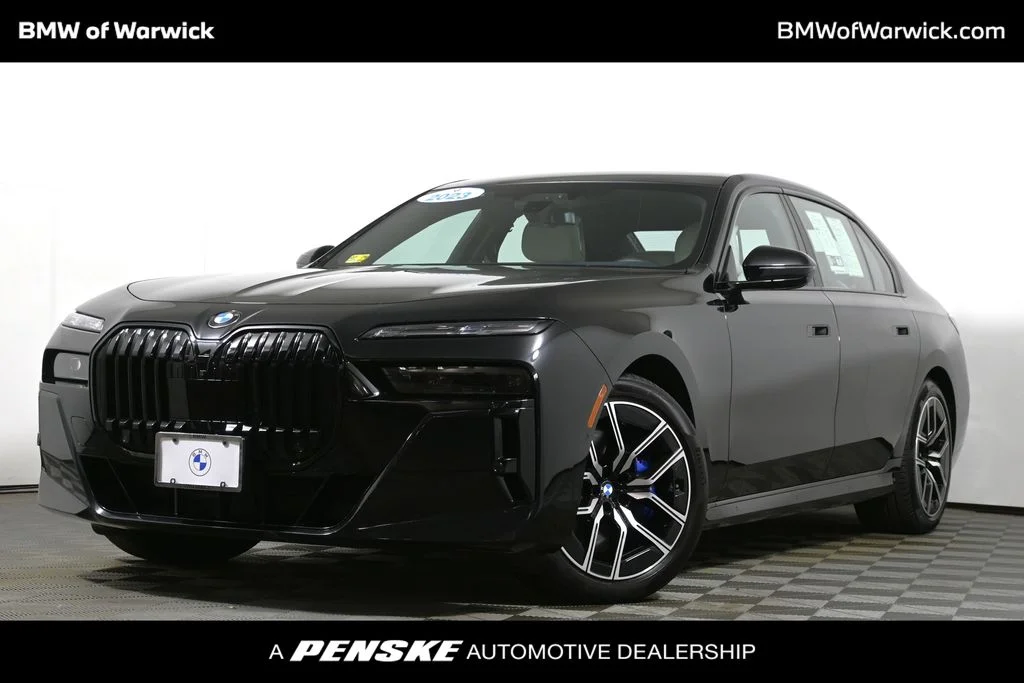 Certified Used 2023 Black BMW 760i xDrive image 1