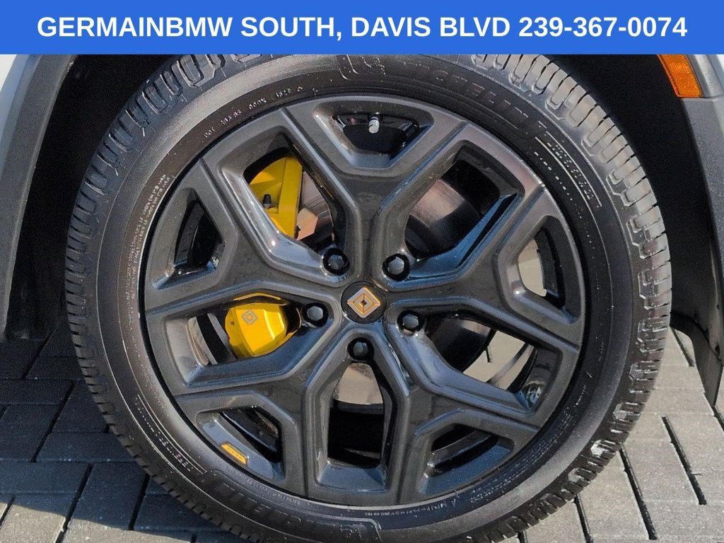 Used 2024 Glacier White Rivian Adventure Quad Motor Large Pack image 12