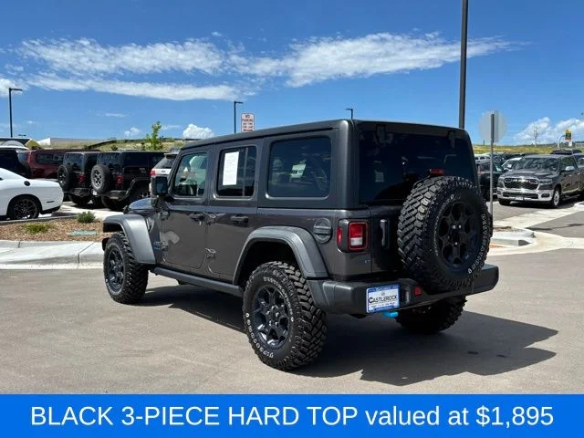 Used 2023 Gray Jeep Willys 4xe image 3