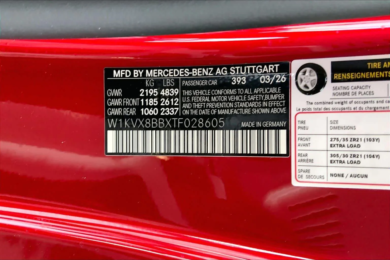 New 2026 MANUFAKTUR garnet red metallic (Red Ambiance) Mercedes-Benz Maybach SL 680 Monogram Series image 18