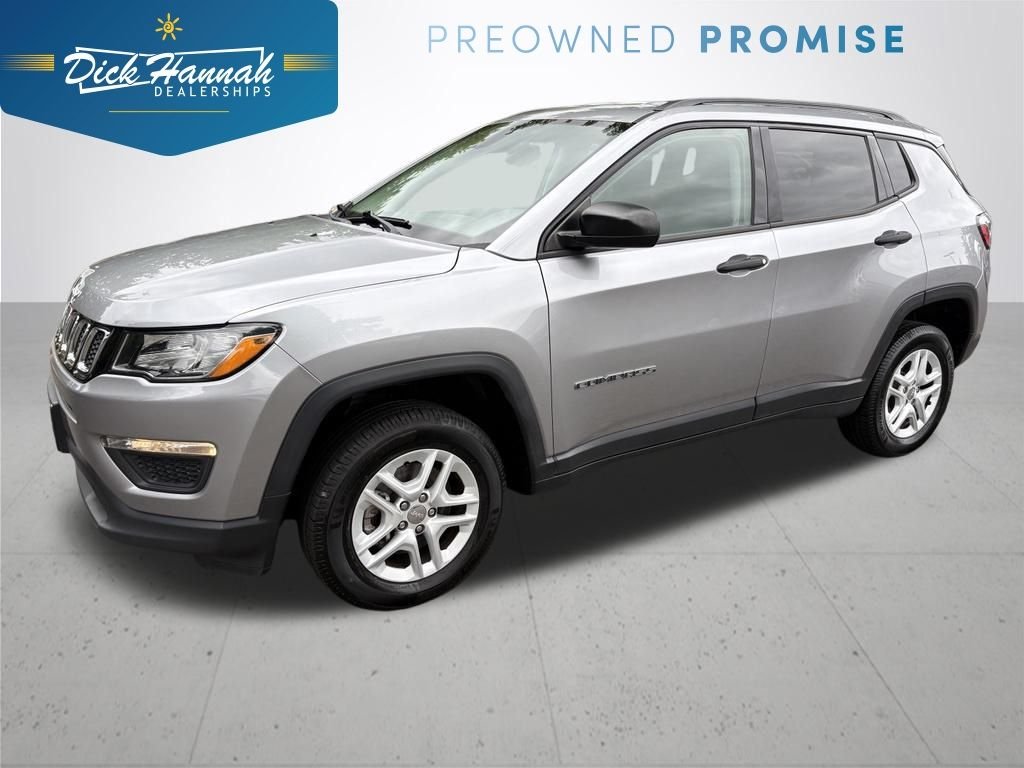 Used 2017 Billet Silver Metallic Jeep Sport image 1